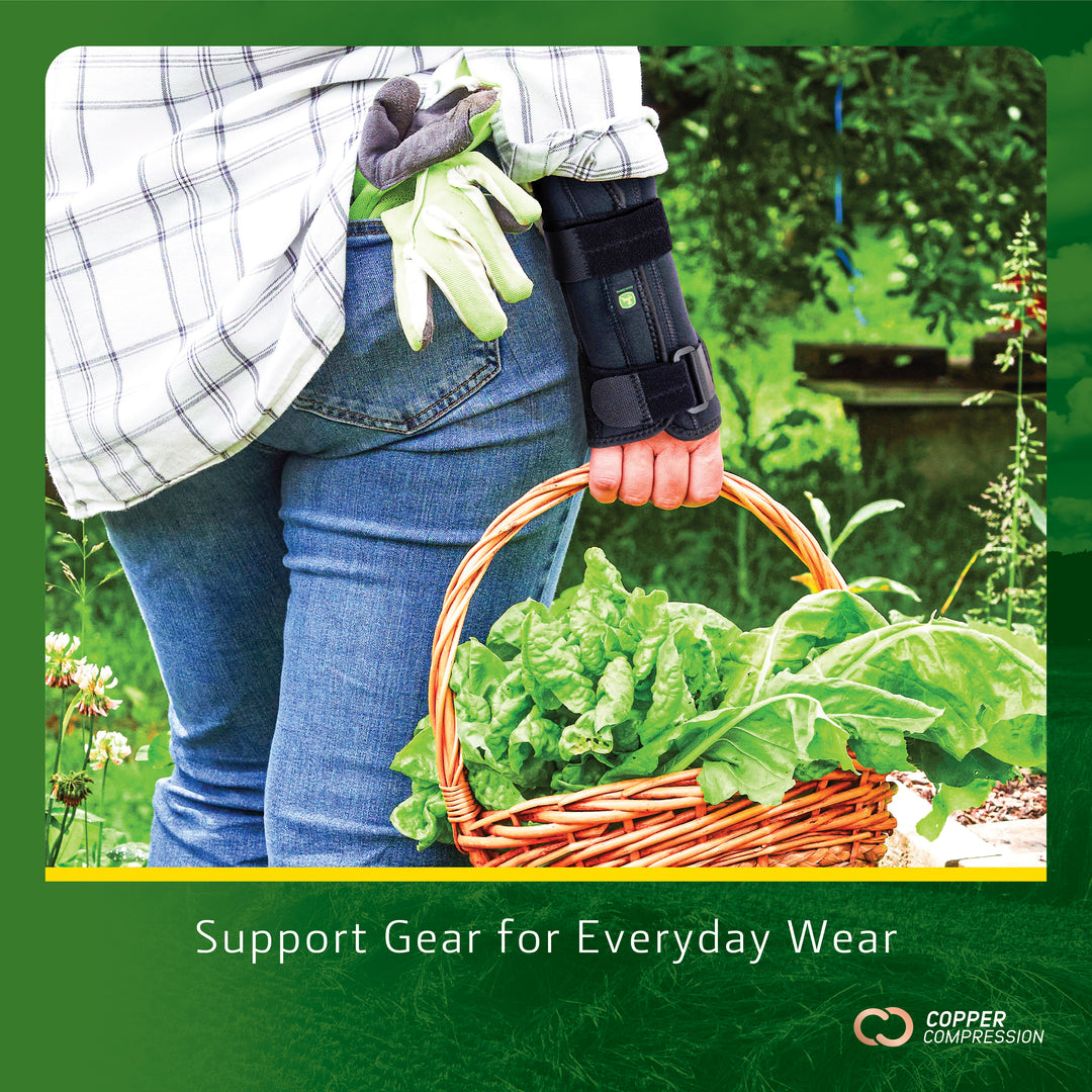 John Deere Wrist Brace by Copper Compression – Heavy-Duty Wrist & Hand Support for Pain, Stability, and Injury Recovery – Universal Fit for Left or Right Hand – Durable Compression for Farming, Work, and Everyday Use