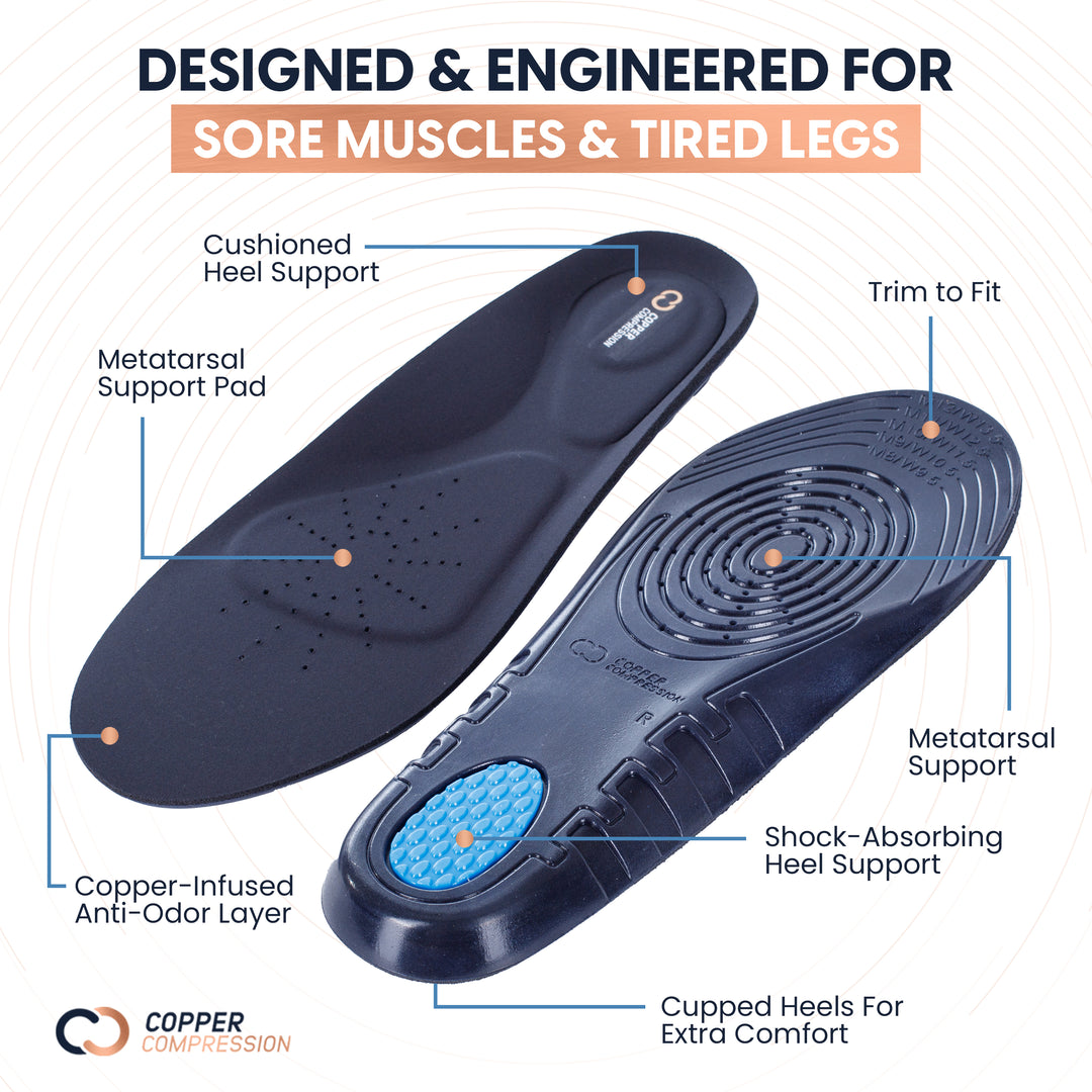 Copper Compression Work All Day Comfort Insoles