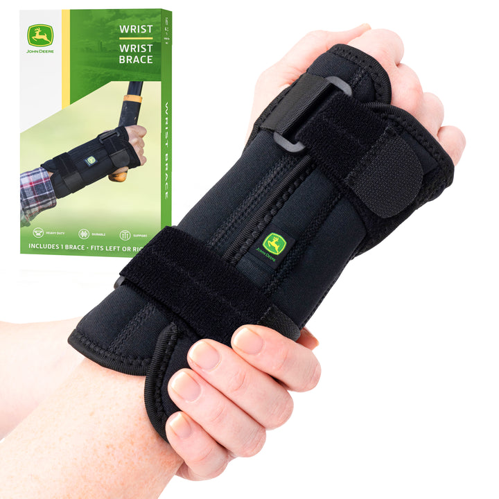 John Deere Wrist Brace by Copper Compression – Heavy-Duty Wrist & Hand Support for Pain, Stability, and Injury Recovery – Universal Fit for Left or Right Hand – Durable Compression for Farming, Work, and Everyday Use