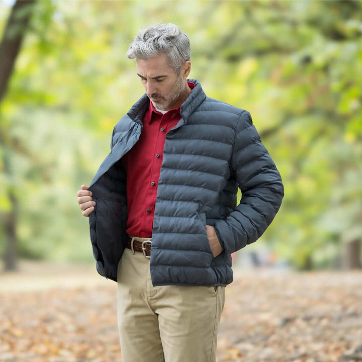 Adaptive Rio Red Magnetic Front Long Sleeve Cooling Shirt With Pocket